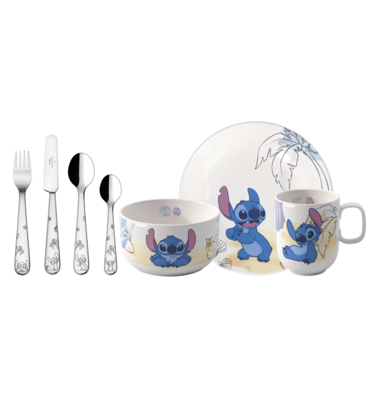Set stov. per bambini 7pz Disney Stitch