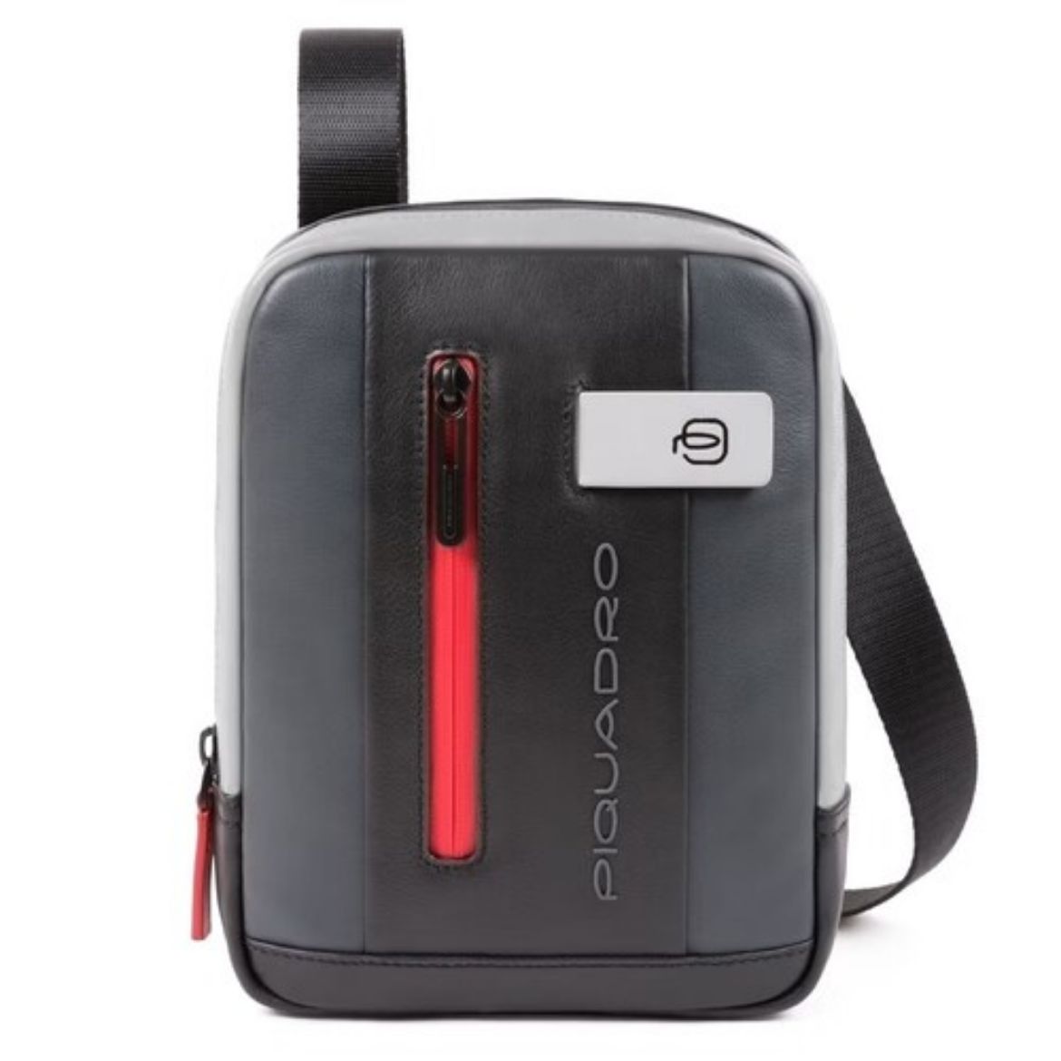 Immagine di Borsello piccolo in pelle grigio/nero