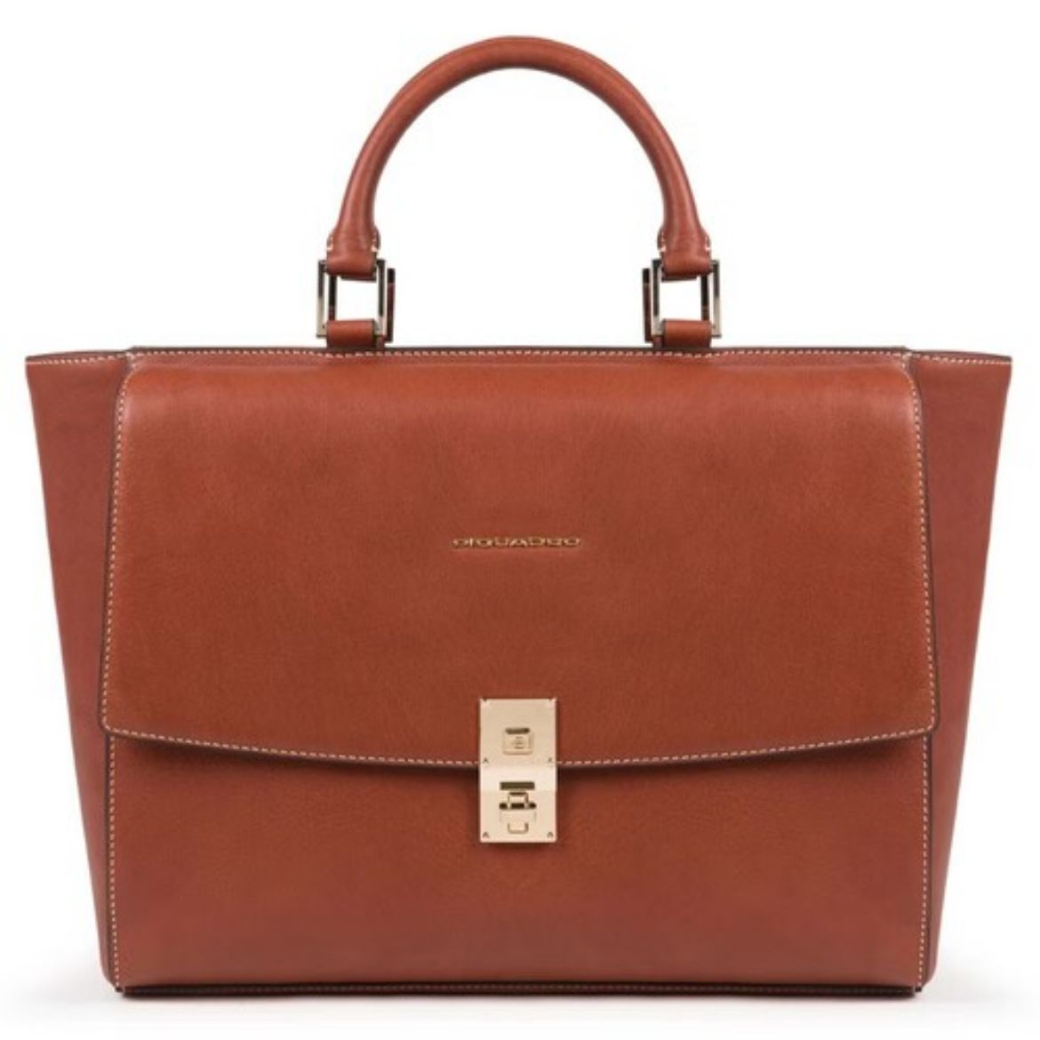 Immagine di Shopper con manici lunghi in pelle