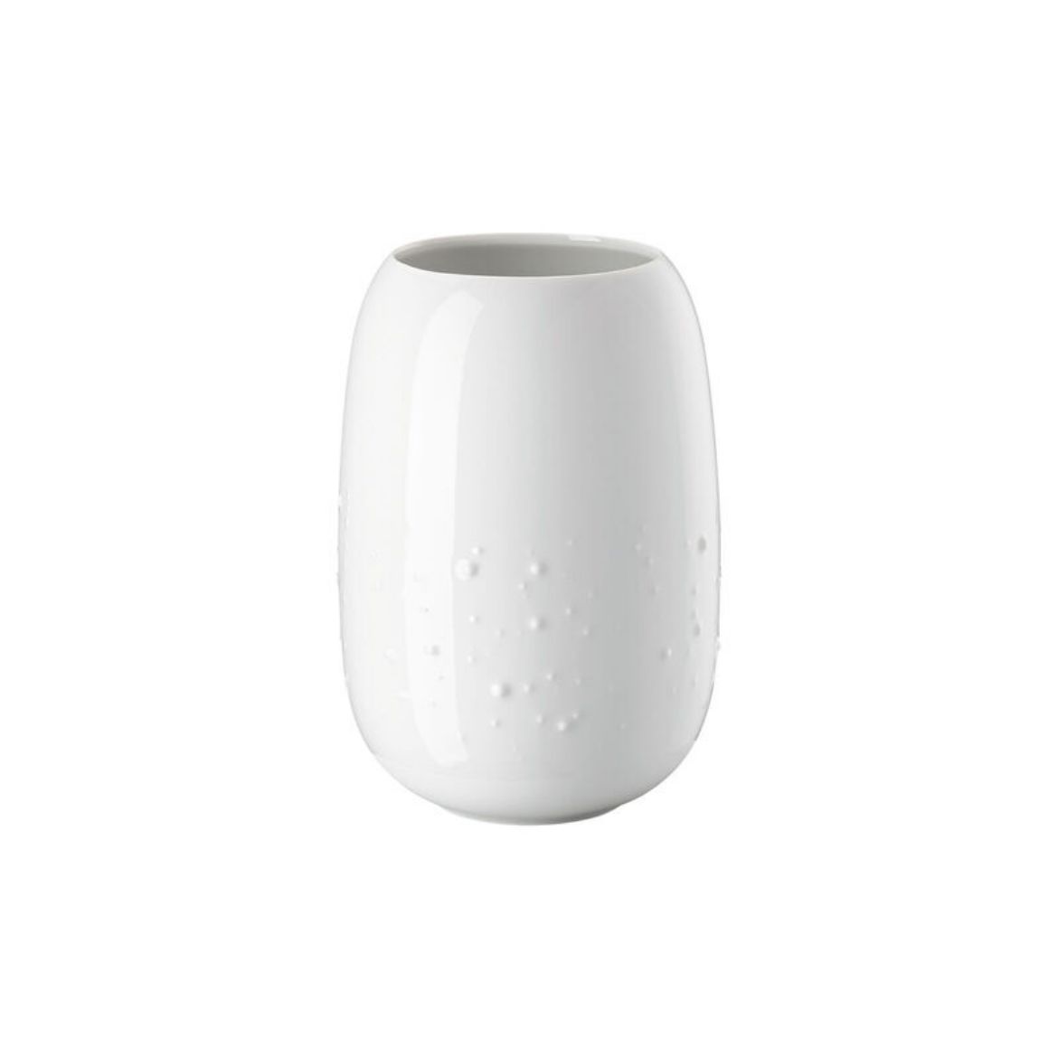 Immagine di Vase 20 cm Droplets bianco smaltato