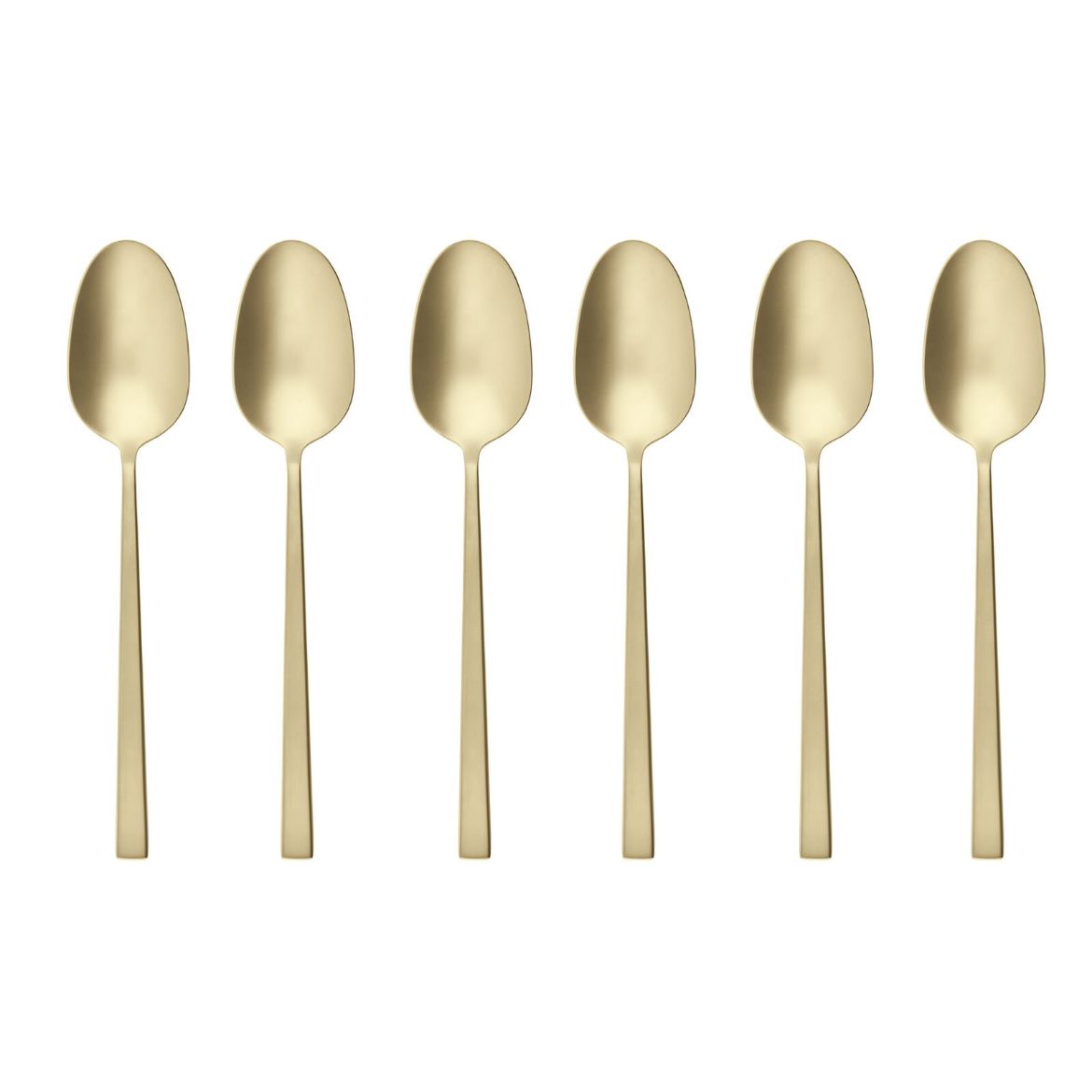 Immagine di Conf Regalo 6 Cucchiaini Moka Rock Antique Pvd Champagne