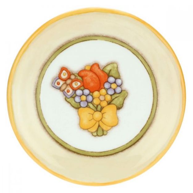 Immagine di Piatto dessert in porcellana Country