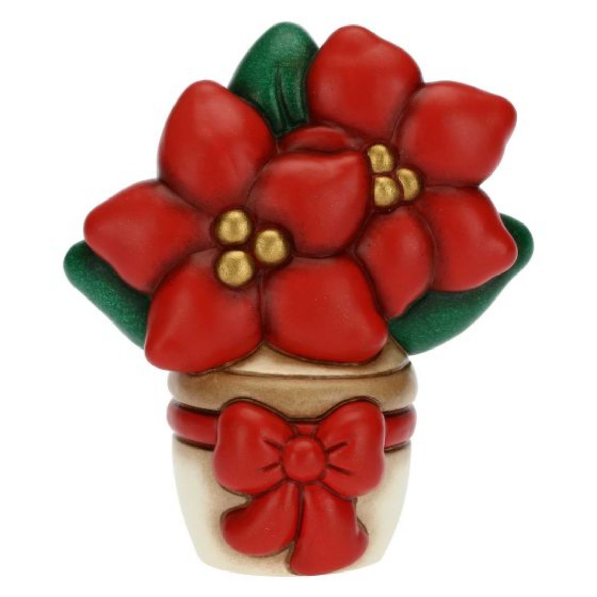Immagine di Vasetto con stella di Natale in ceramica  medio