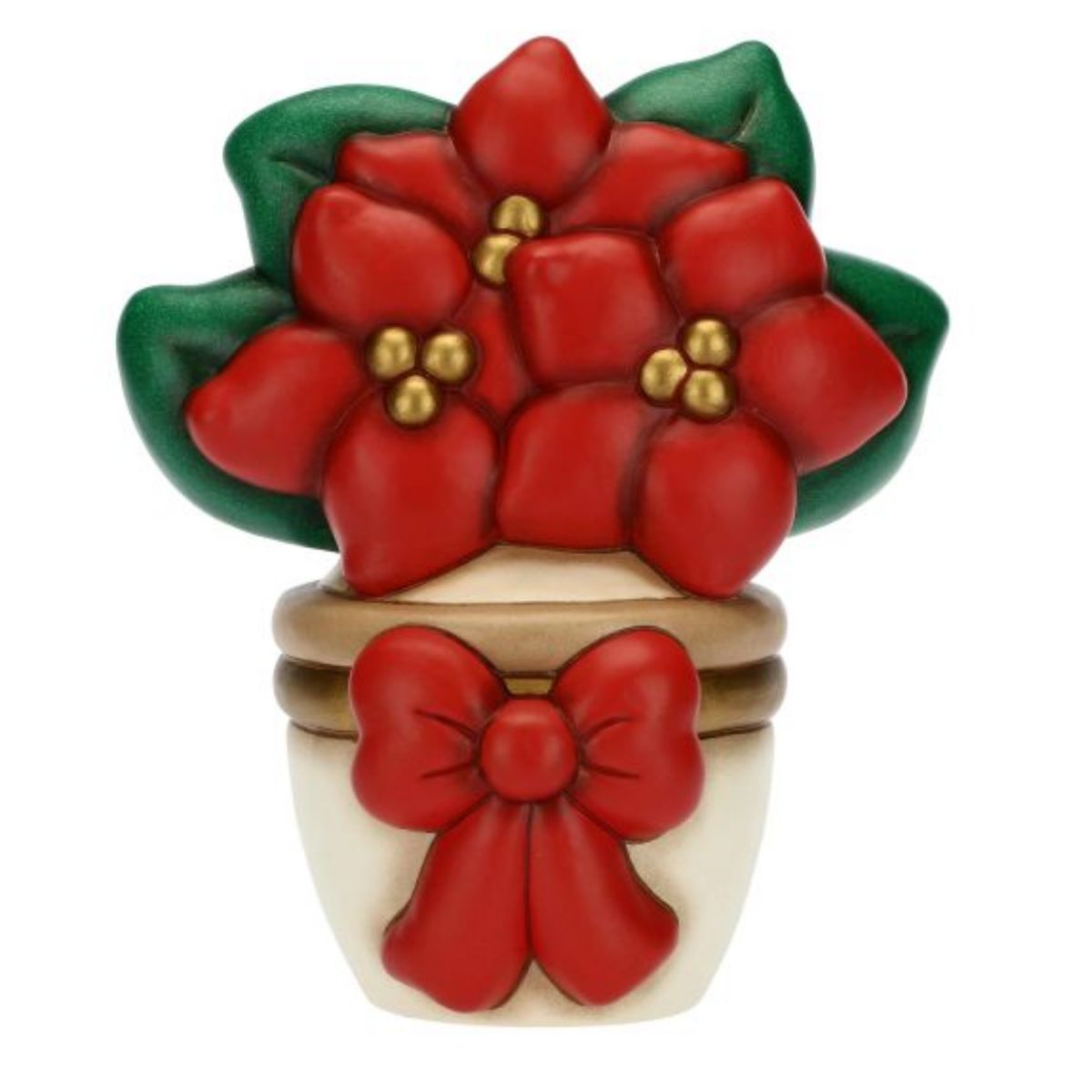Immagine di Vasetto con stella di Natale in ceramica  maxi