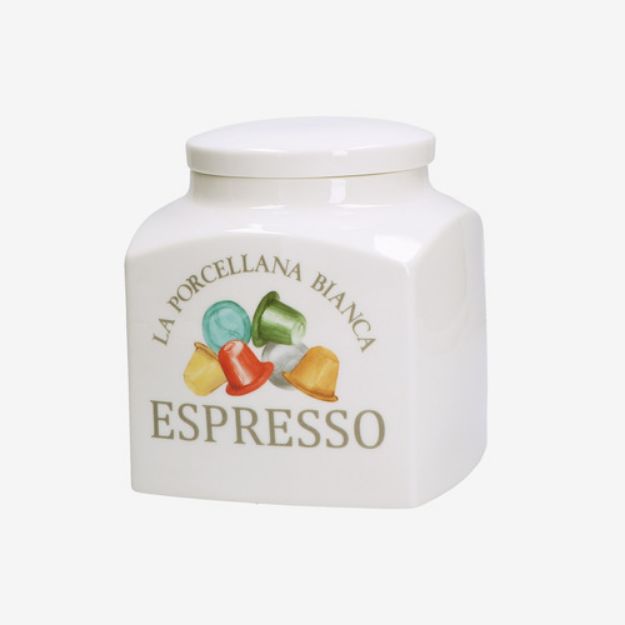 Immagine di Barattolo Porcellna 1,8 L Deco Espresso Gb