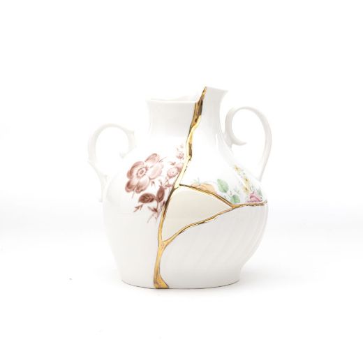 Immagine di VASO IN PORCELLANA CM.18x16 H.19 KINTSUJI