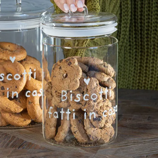 Immagine di BARATTOLO IN VETRO Ø12CM BISCOTTI