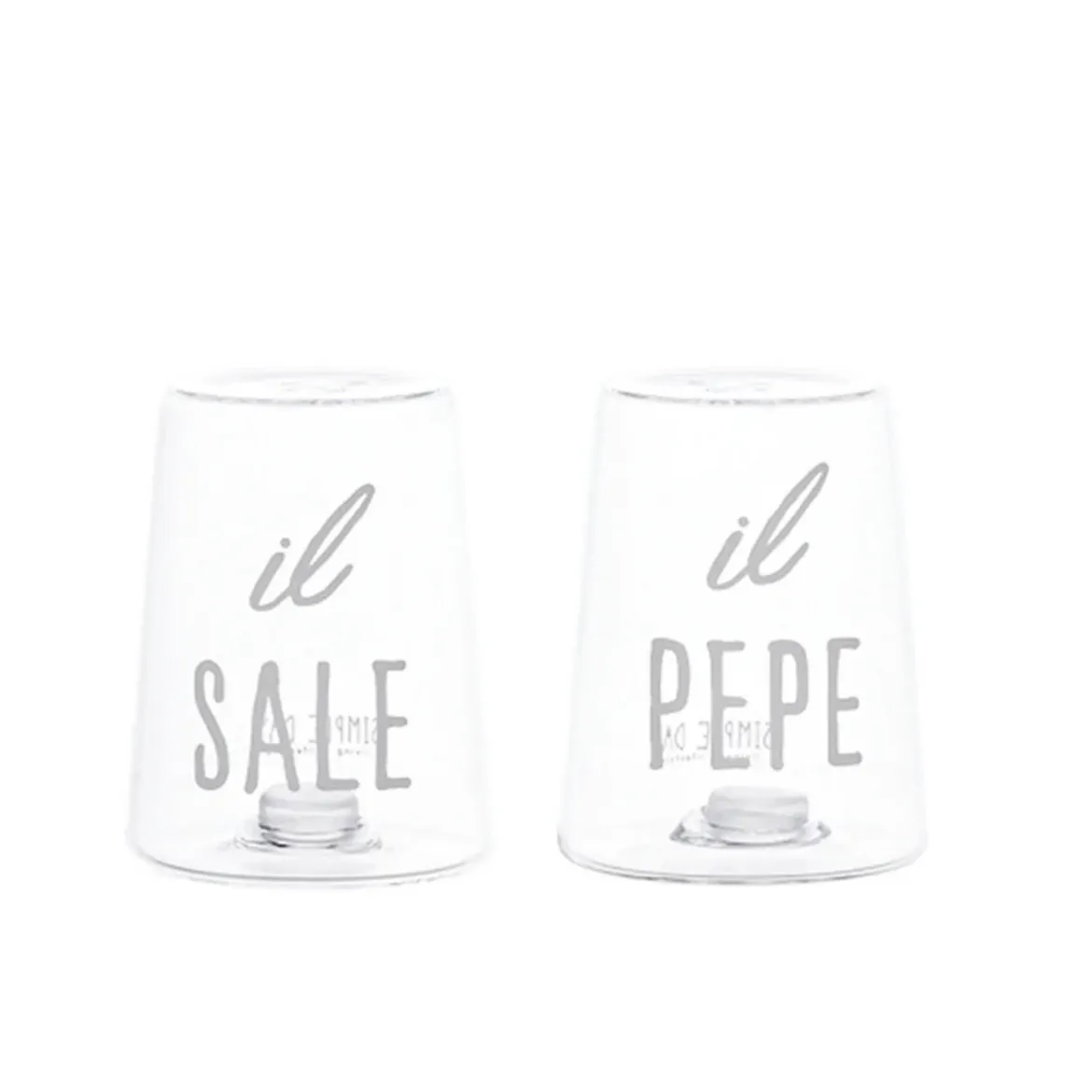 Immagine di SET SALE PEPE IN VETRO IL SALE - IL PEPE