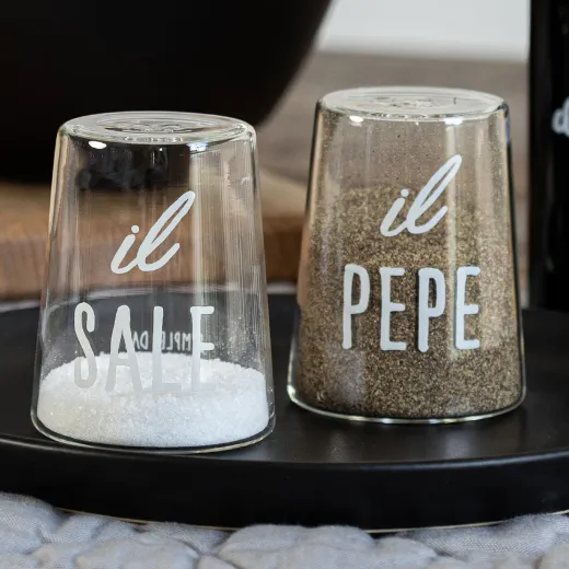 Immagine di SET SALE PEPE IN VETRO IL SALE - IL PEPE