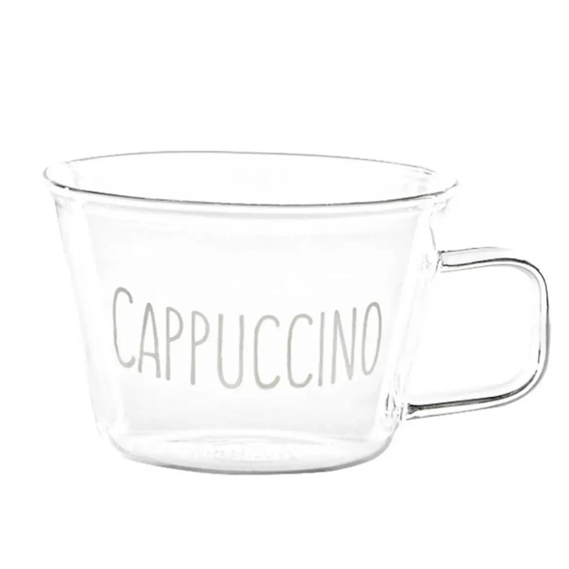 Immagine di SET 2 TAZZE IN VETRO 280ML CAPPUCCINO