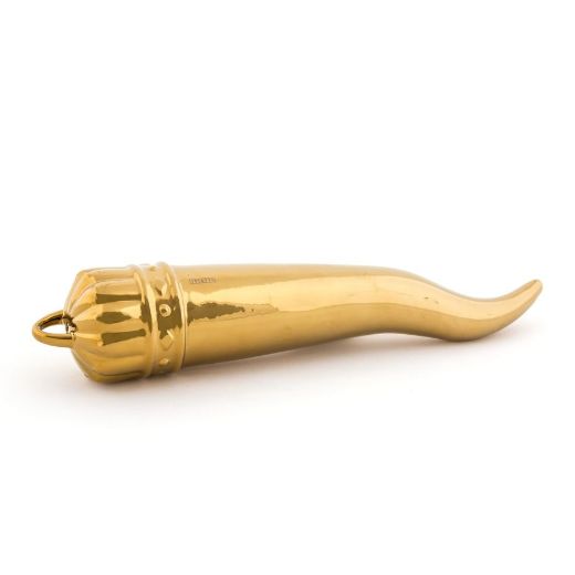 Immagine di IL CORNETTO PORCELLANA LIMITED GOLD EDITION H CM 30 ORO