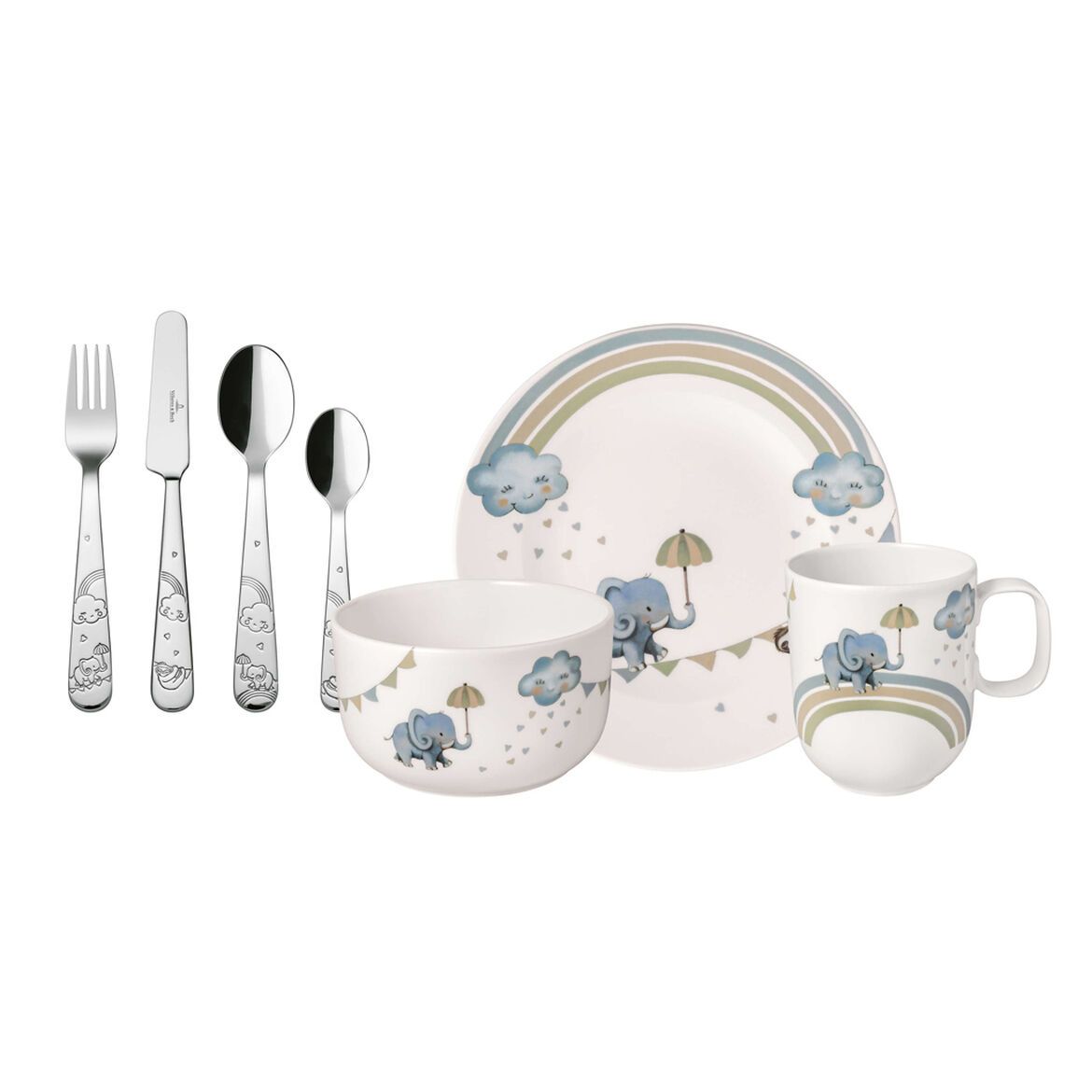 Immagine di Set stoviglie per bambini 7pz Walk like an Elephant