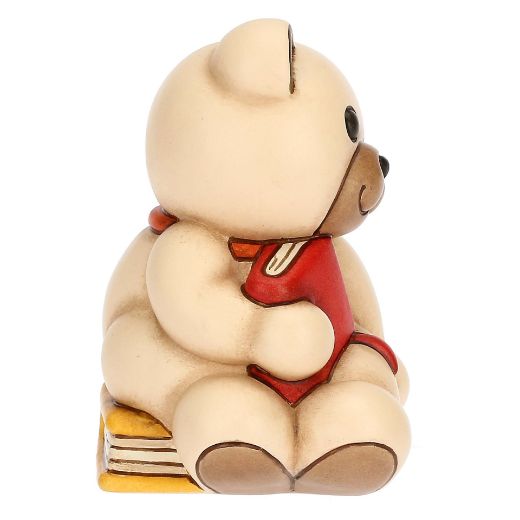 Immagine di Teddy con libro in ceramica