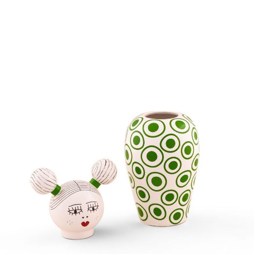 Immagine di VASO IN DOLOMITE CON COPERCHIO LE CANOPIE IZUMI