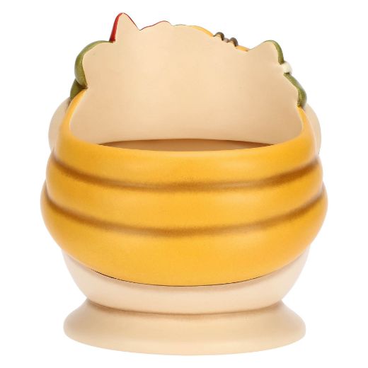 Immagine di Coprivaso Tina corona con peperoncini e farfalla Leyla in ceramica, grande