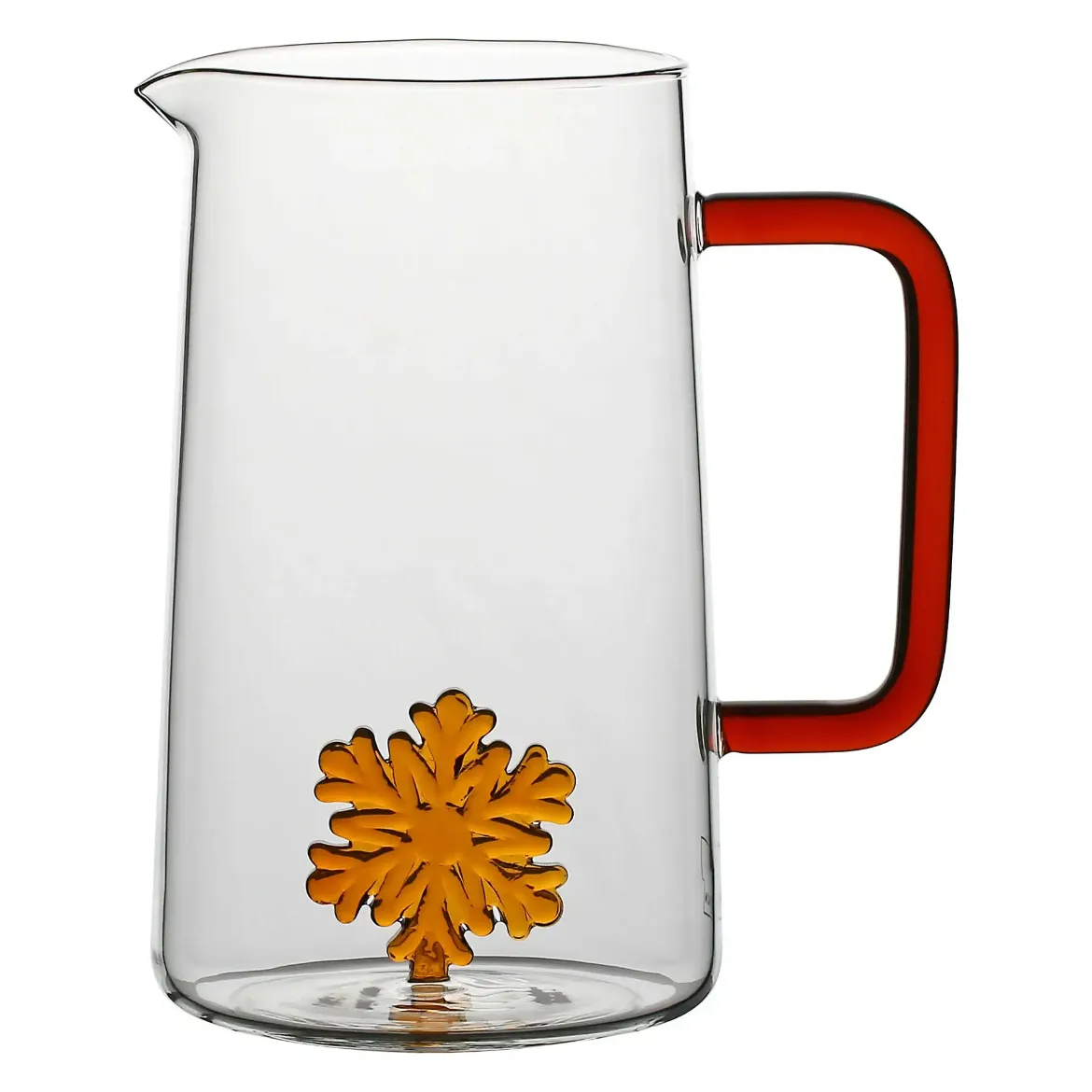 Immagine di CARAFFA IN VETRO FIOCCO DI NEVE