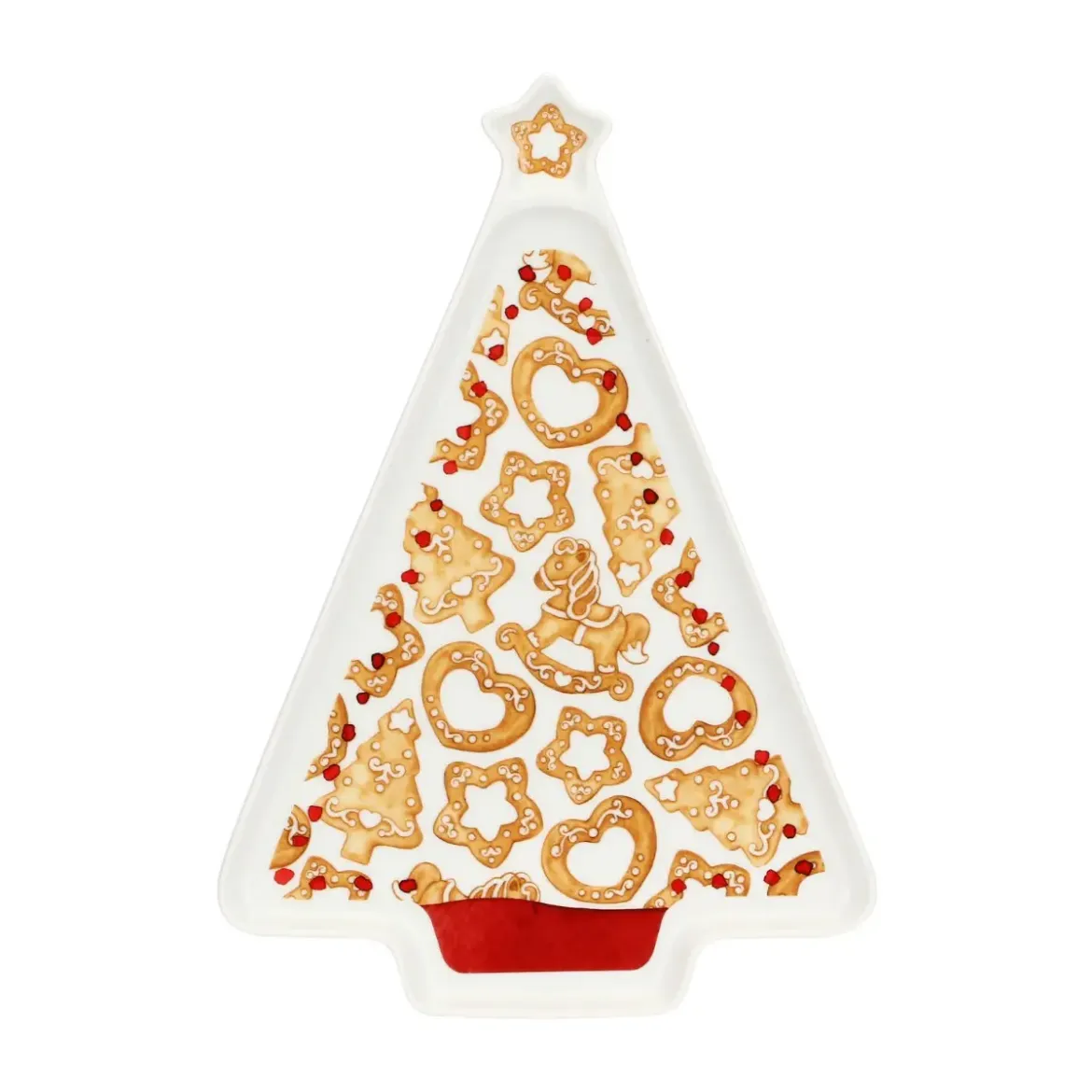 Immagine di PIATTO NATALE FORMA ALBERO