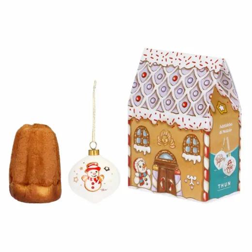 Immagine di Confezione pandorino e addobbo in porcellana